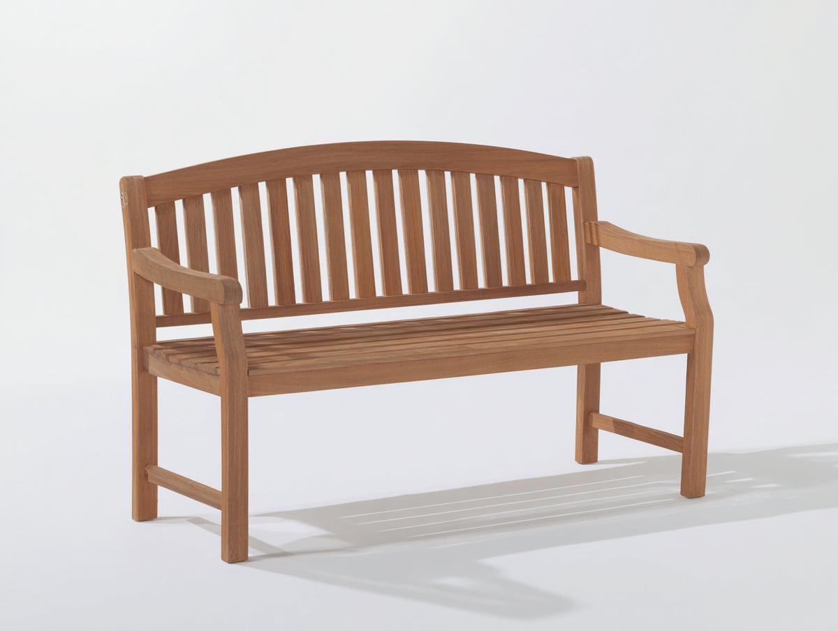 Gartenbank Massivholz 150x60x90 cm - Naturfarbenes Design für den Außenbereich