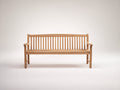 Gartenbank 150x60x90 cm Massivholz Naturholz Braun Klassisches Design