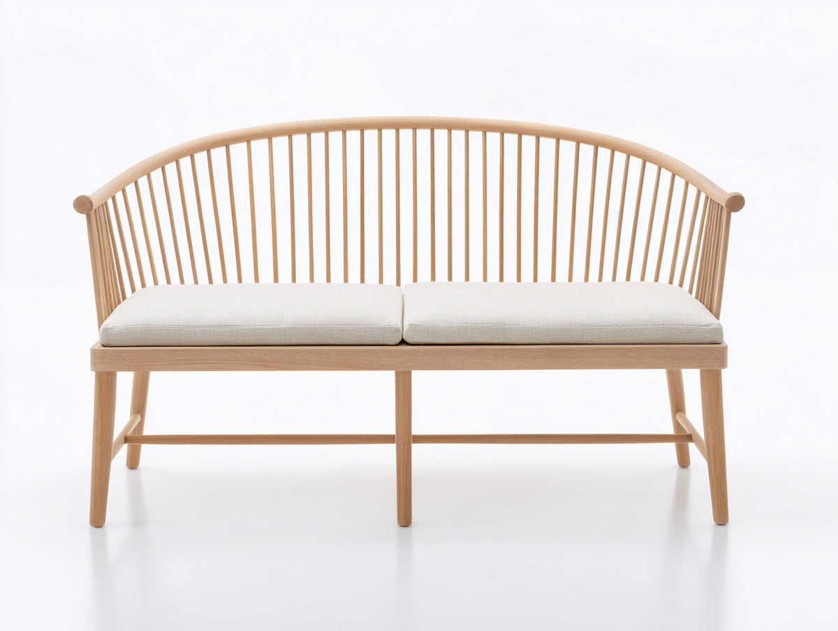 Gartenbank 180x65x90 cm Massivholz Naturholz Modernes Design